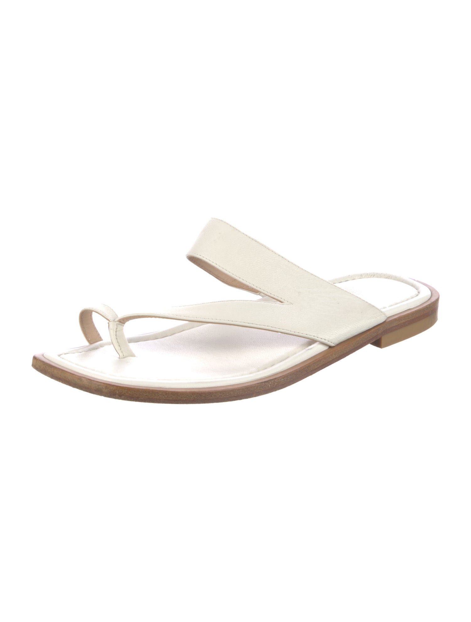 Stuart Weitzman Leather Slides