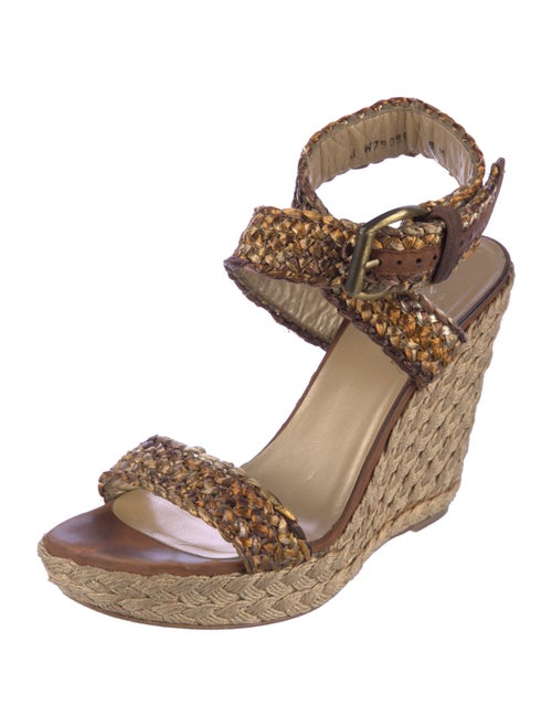 Stuart Weitzman Jute Animal Print Espadrilles