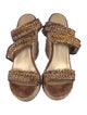 Stuart Weitzman Jute Animal Print Espadrilles