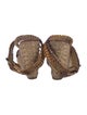 Stuart Weitzman Jute Animal Print Espadrilles