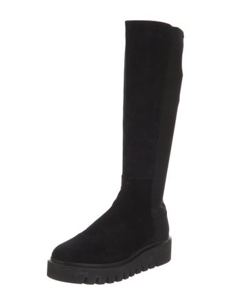 Stuart Weitzman Suede Sock Boots