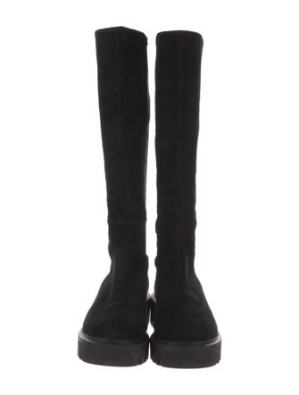 Stuart Weitzman Suede Sock Boots