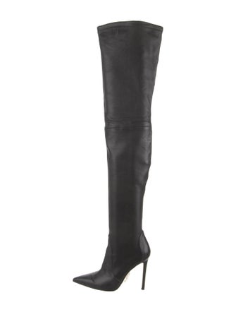Stuart Weitzman Ultrastuart Leather Sock Boots