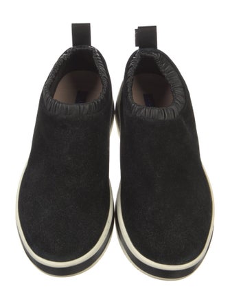 Stuart Weitzman Suede Sock Sneakers