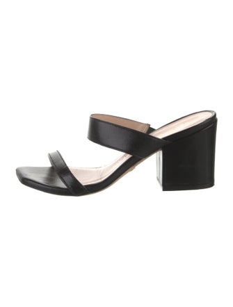 Stuart Weitzman Leather Slides