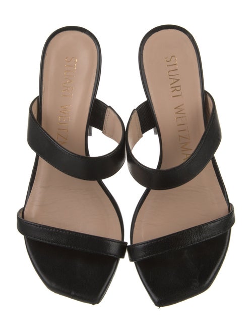 Stuart Weitzman Leather Slides