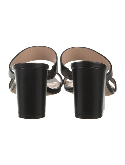 Stuart Weitzman Leather Slides