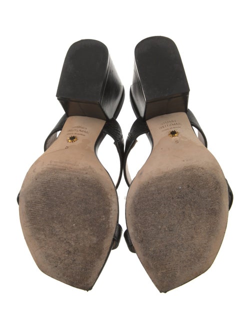 Stuart Weitzman Leather Slides