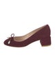 Stuart Weitzman Suede Bow Accents Pumps