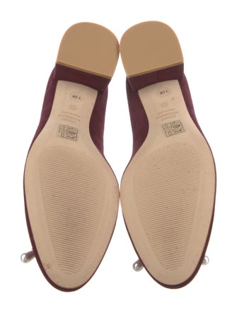 Stuart Weitzman Suede Bow Accents Pumps