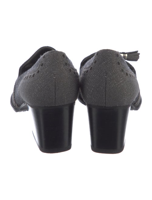 Stuart Weitzman Wool Tassel Accents Pumps