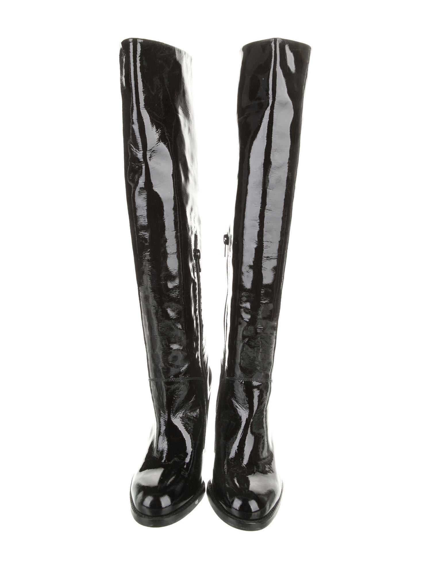 Stuart Weitzman Patent Leather Boots
