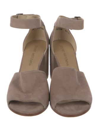 Stuart Weitzman Suede D'Orsay Pumps