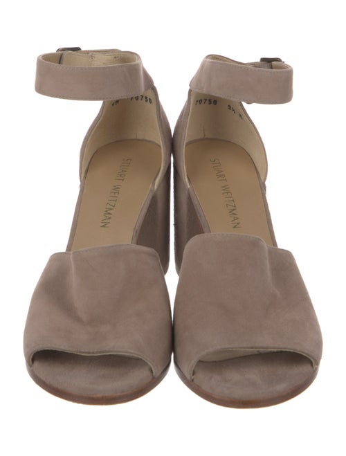 Stuart Weitzman Suede D'Orsay Pumps