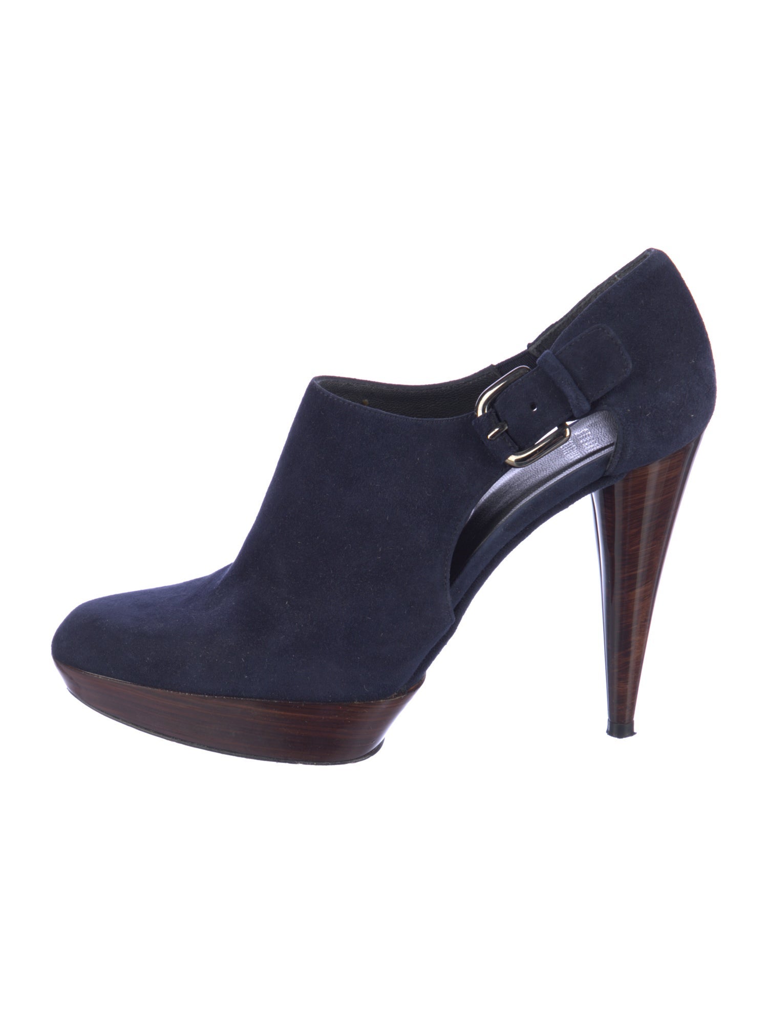 Stuart Weitzman Suede D'Orsay Pumps