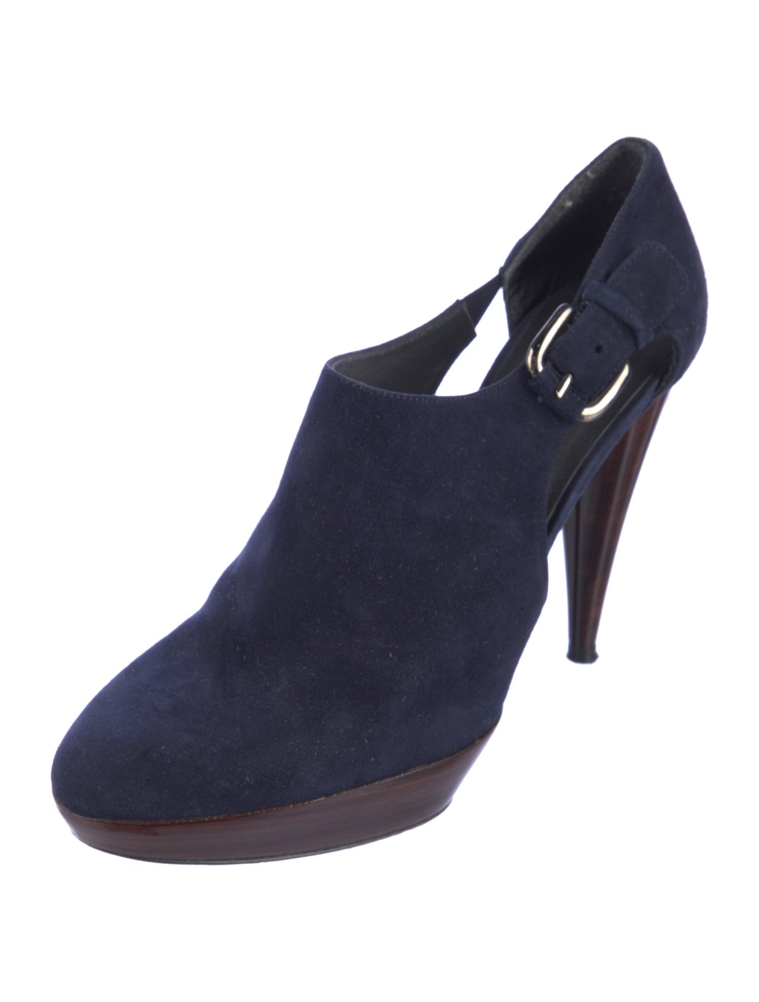 Stuart Weitzman Suede D'Orsay Pumps