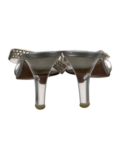 Stuart Weitzman Crystal Embellishments Slides