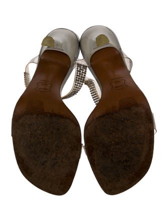 Stuart Weitzman Crystal Embellishments Slides