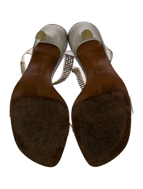 Stuart Weitzman Crystal Embellishments Slides