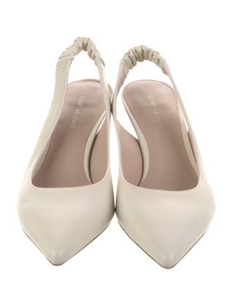 Stuart Weitzman Leather Slingback Pumps