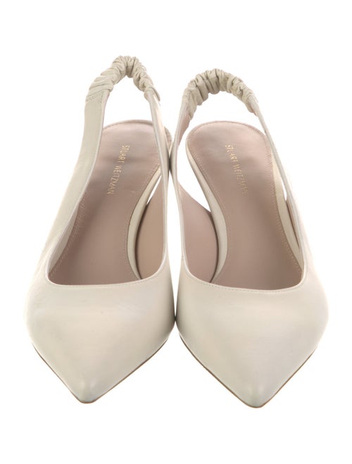 Stuart Weitzman Leather Slingback Pumps