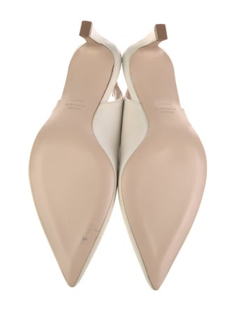 Stuart Weitzman Leather Slingback Pumps