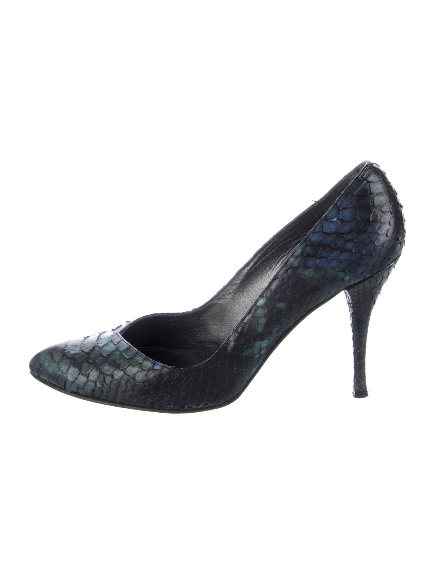 Stuart Weitzman Python Animal Print Pumps