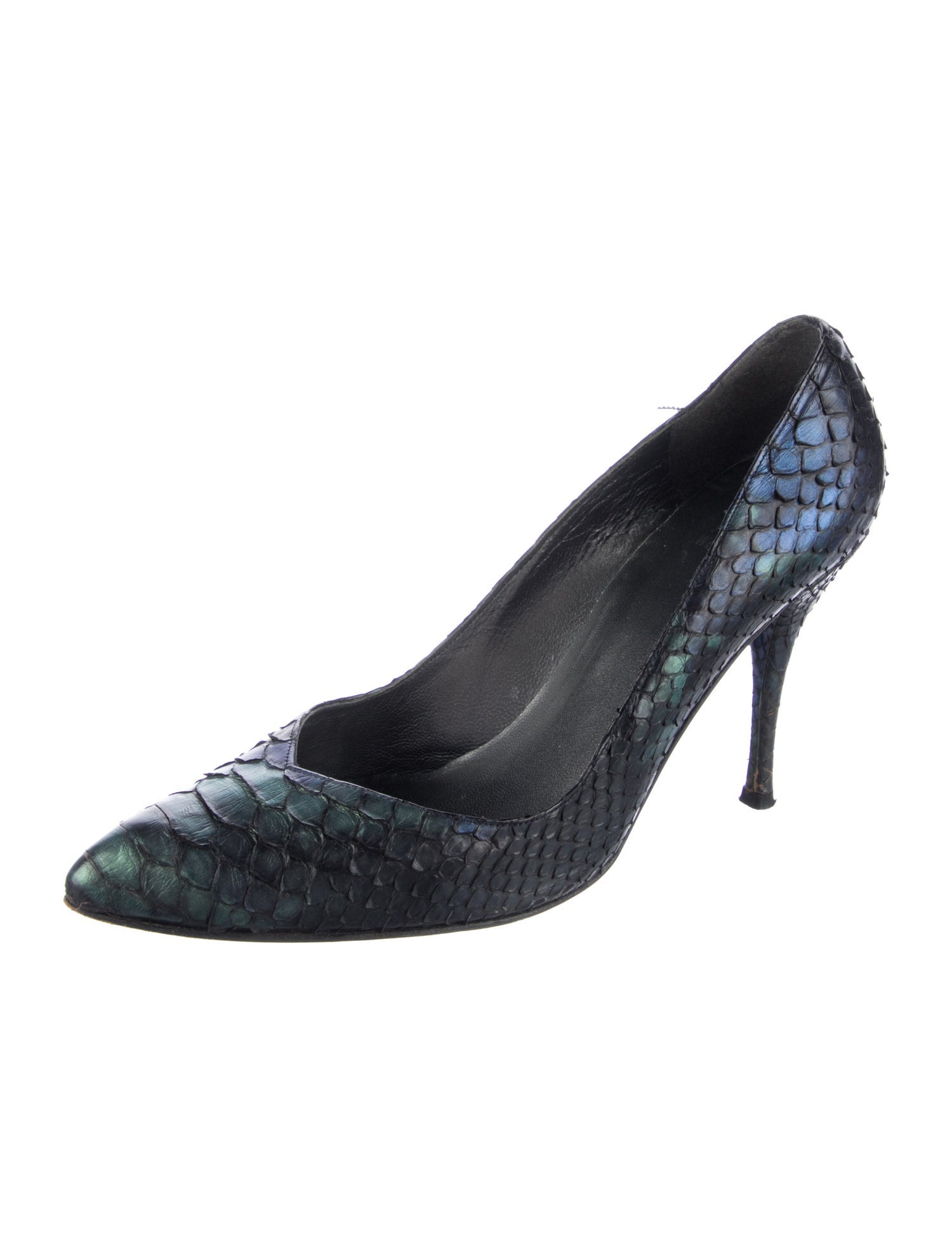 Stuart Weitzman Python Animal Print Pumps