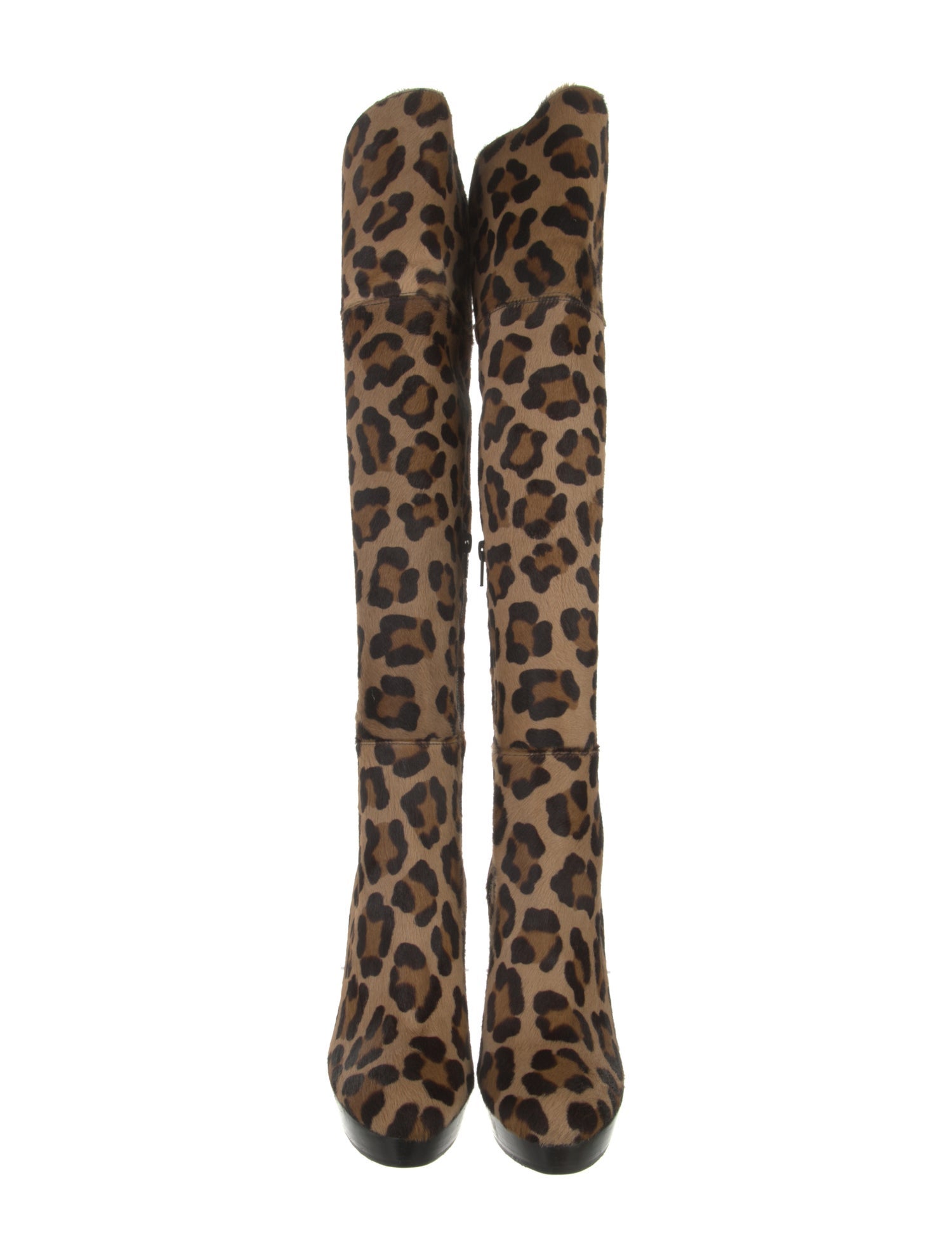 Stuart Weitzman Ponyhair Animal Print Boots