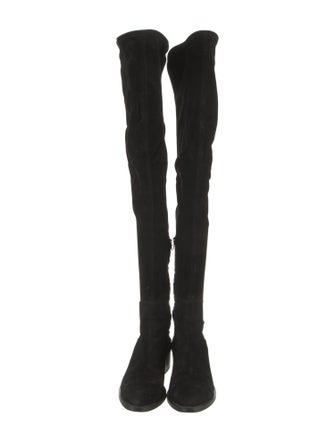 Stuart Weitzman Suede Sock Boots