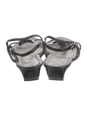 Stuart Weitzman Leather Slingback Sandals