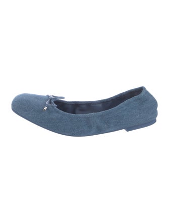 Stuart Weitzman Denim Ballet Flats