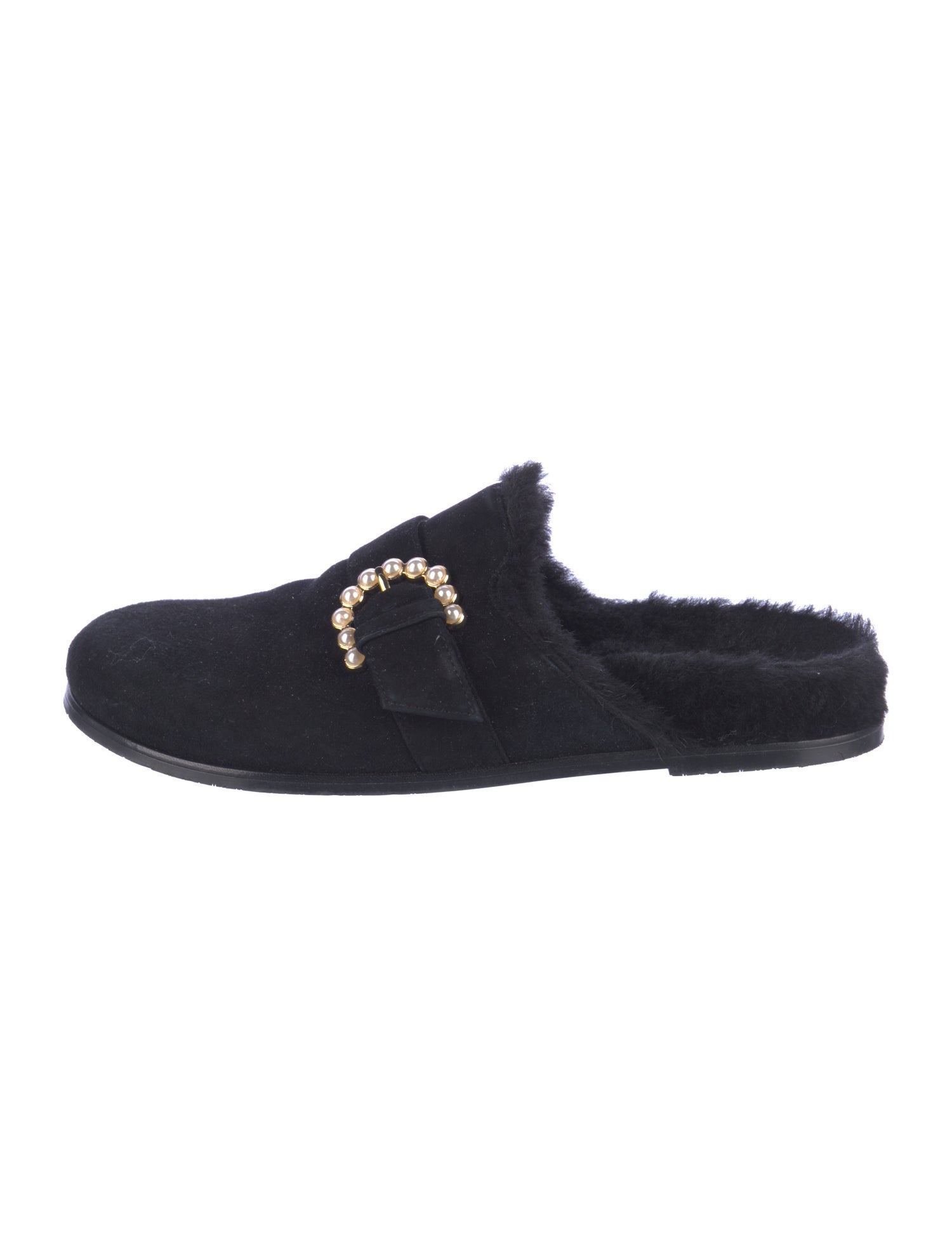 Stuart Weitzman Suede Mules