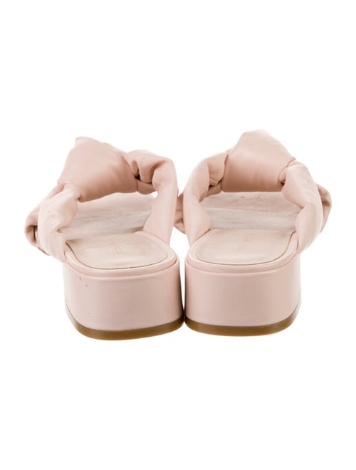 Stuart Weitzman Leather Slides