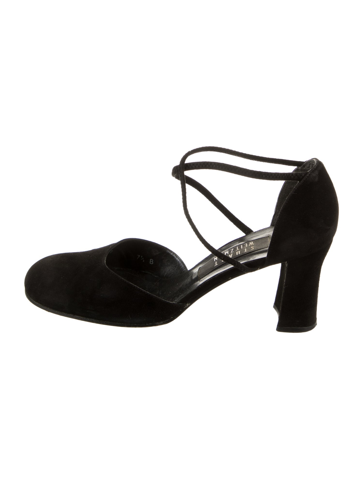 Stuart Weitzman Suede D'Orsay Pumps