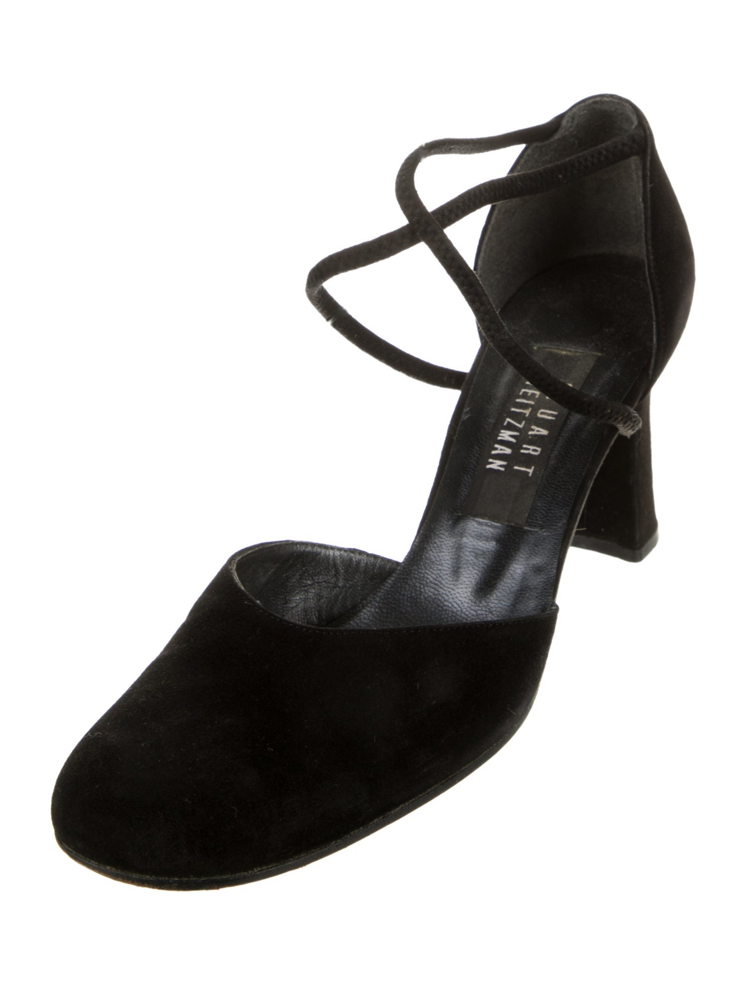 Stuart Weitzman Suede D'Orsay Pumps