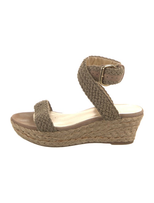Stuart Weitzman Jute Braided Accents Espadrilles
