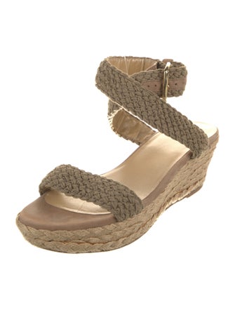 Stuart Weitzman Jute Braided Accents Espadrilles