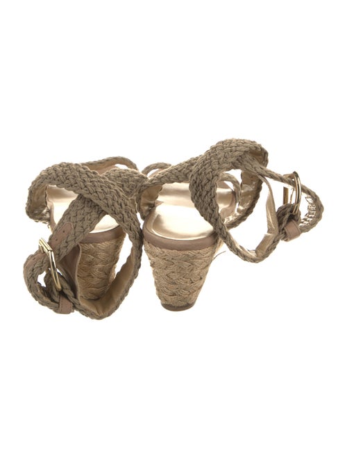 Stuart Weitzman Jute Braided Accents Espadrilles
