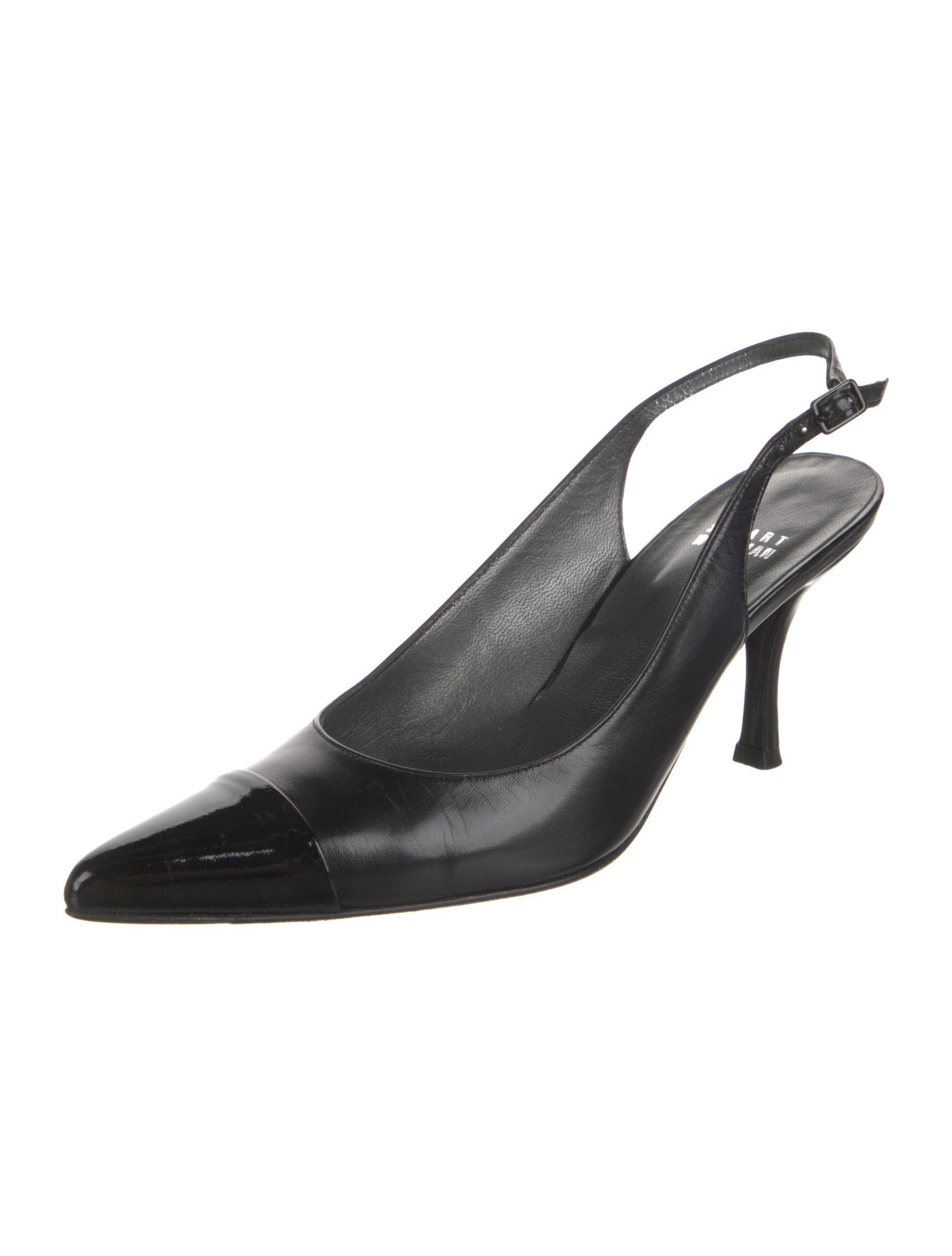 Stuart Weitzman Leather Slingback Pumps