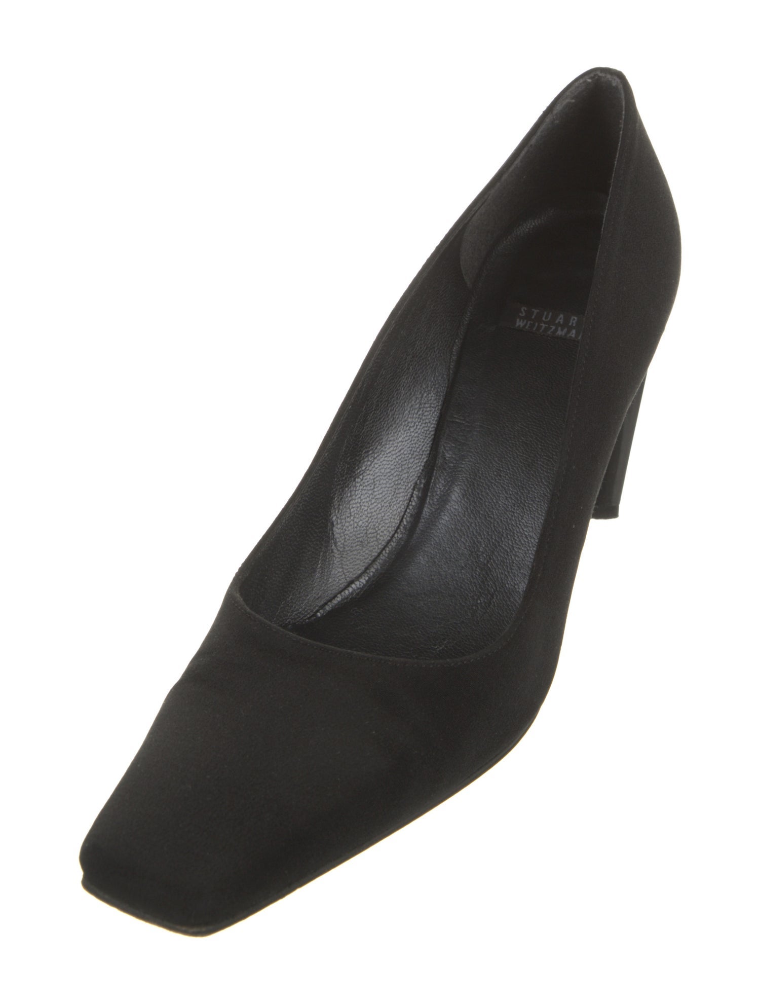 Stuart Weitzman Suede Crystal Embellishments Pumps