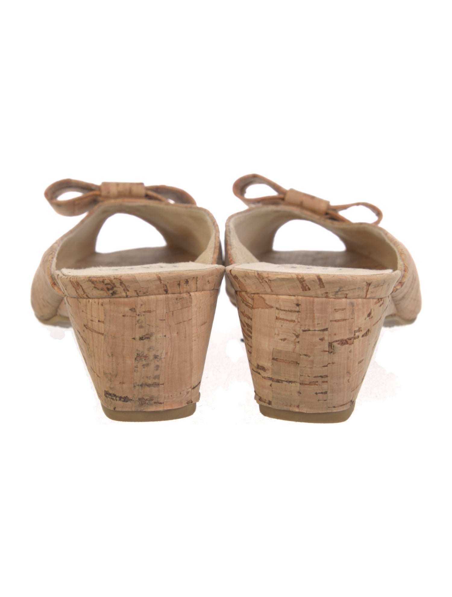 Stuart Weitzman Bow Accents Slides