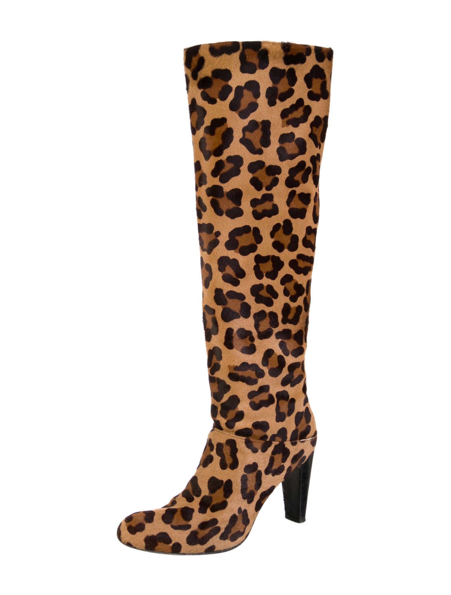 Stuart Weitzman Ponyhair Animal Print Boots