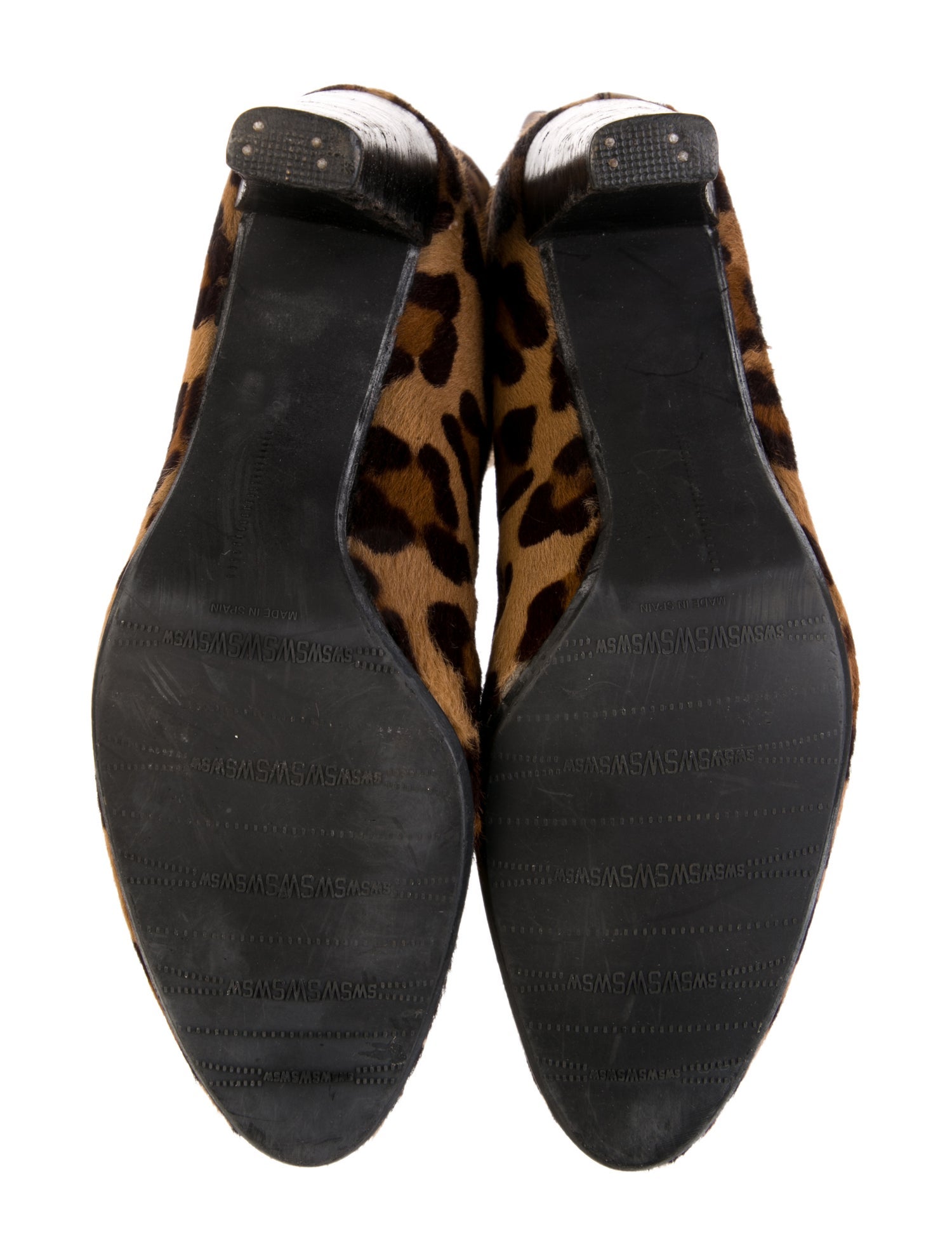 Stuart Weitzman Ponyhair Animal Print Boots