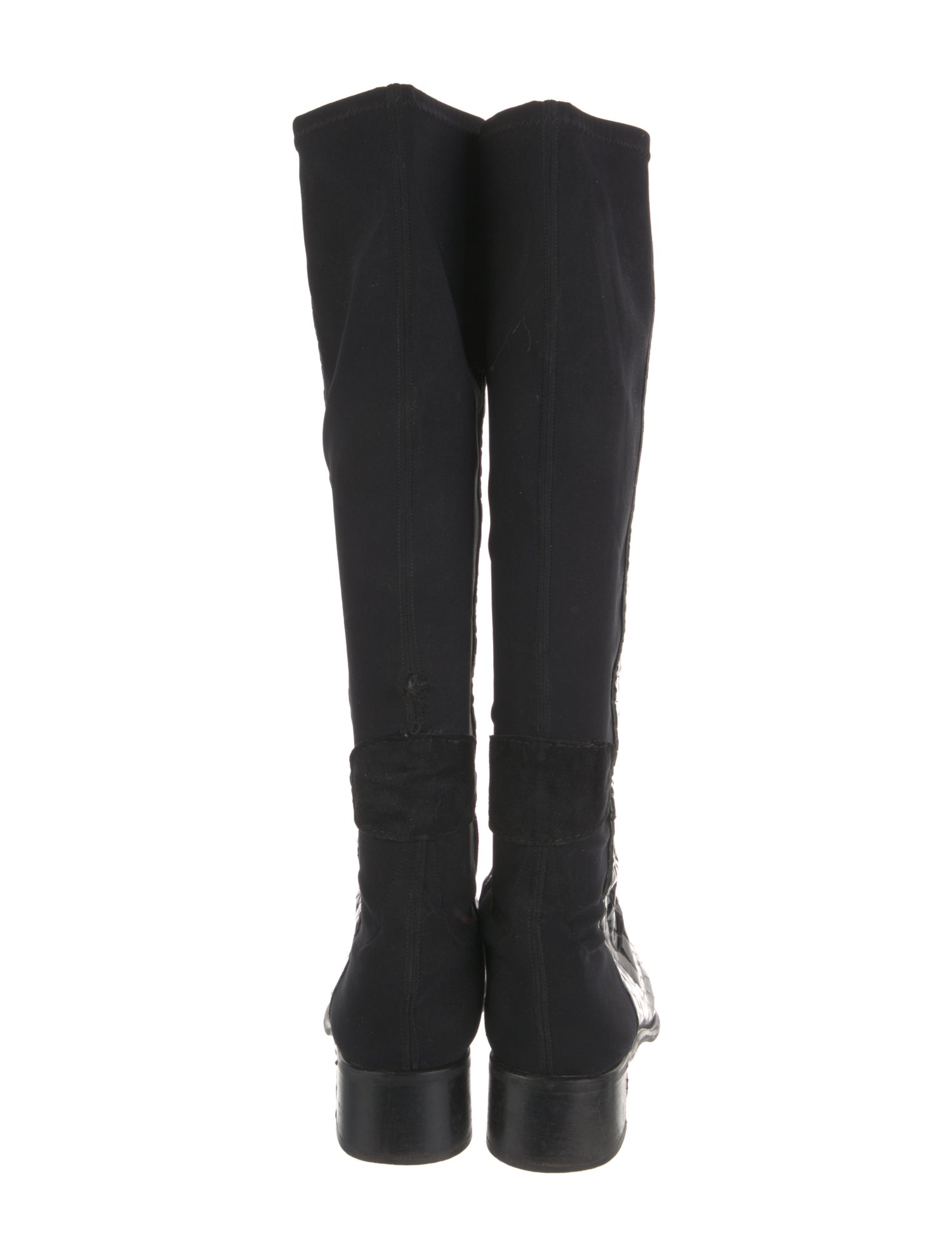 Stuart Weitzman Embossed Leather Boots