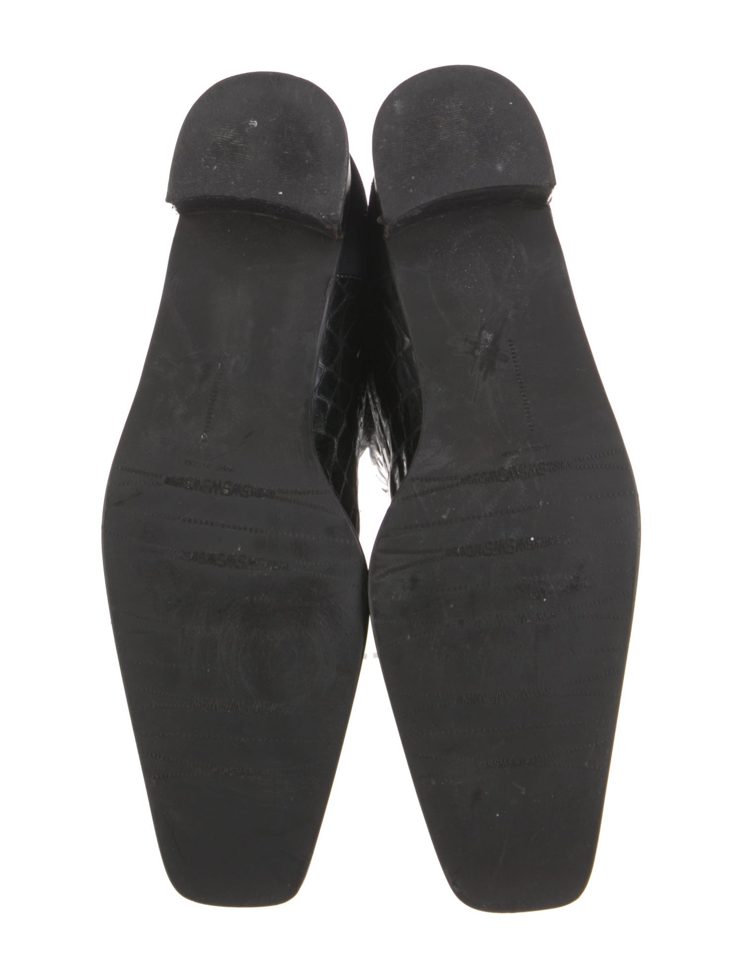 Stuart Weitzman Embossed Leather Boots