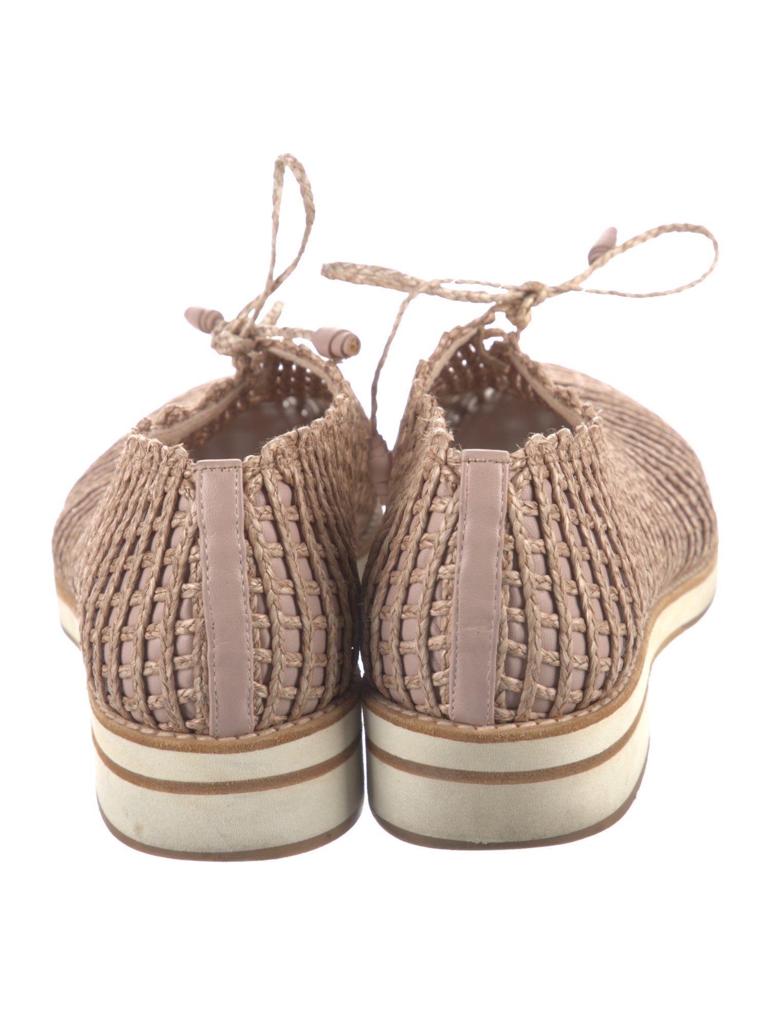 Stuart Weitzman Straw Espadrilles