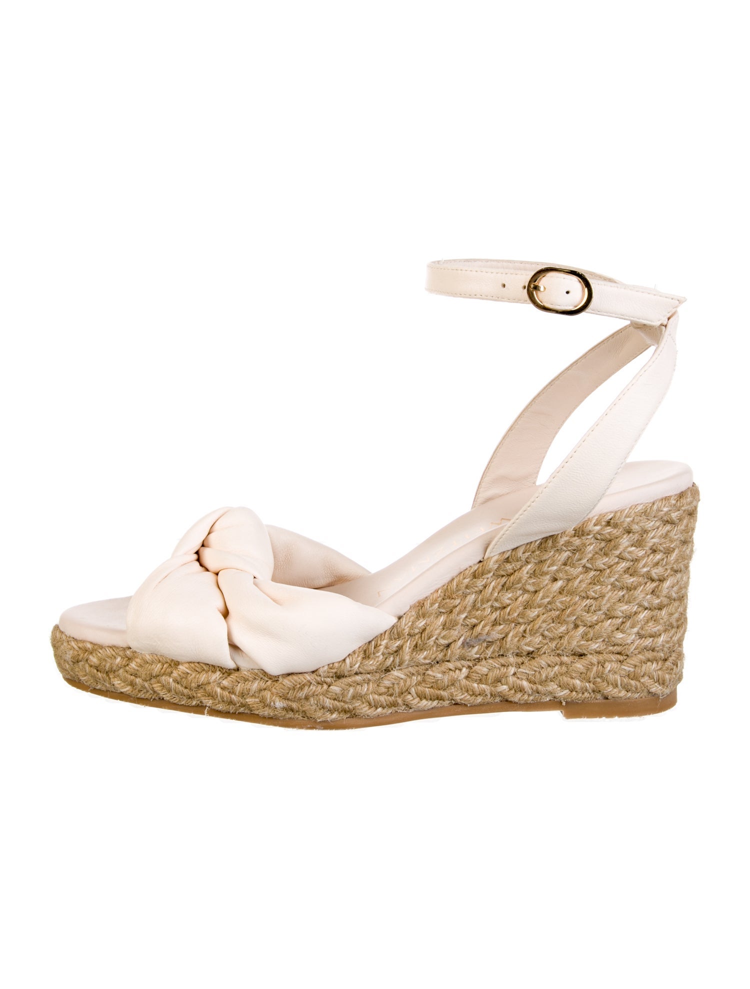 Stuart Weitzman Leather Espadrilles