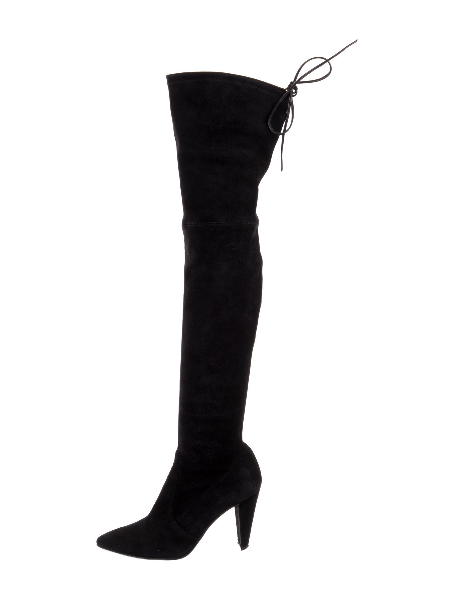 Stuart Weitzman Suede Lace-Up Boots