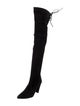 Stuart Weitzman Suede Lace-Up Boots